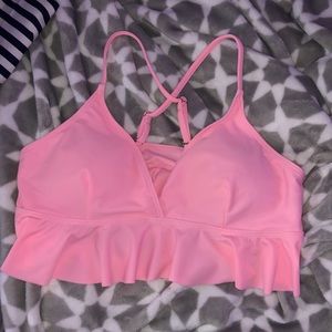 pink bathing suit top